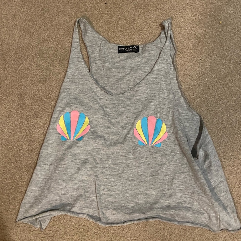 Mermaid Shells Crop Top - Picture 3 of 5